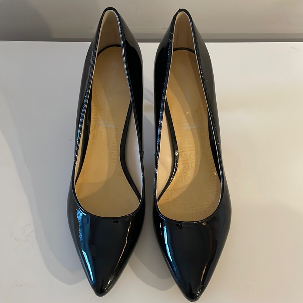 Rockport Black Patent Pointed-Toe Pumps